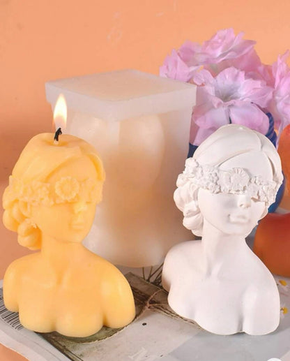 Flower Lady Candle,